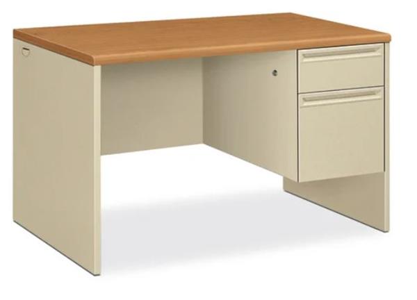 HON 38000 Series Right Pedestal Desk